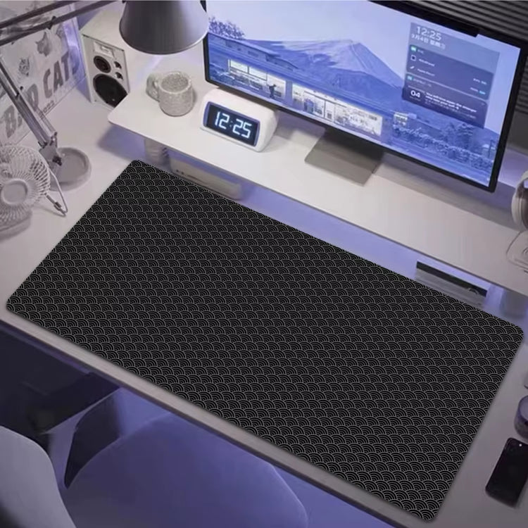 Large XXL Gaming Mousepad Sakura Black While Line 900X400 700X300 Black While Line Desk Mat Anime Theme Keyboard Gamer Mouse Pad