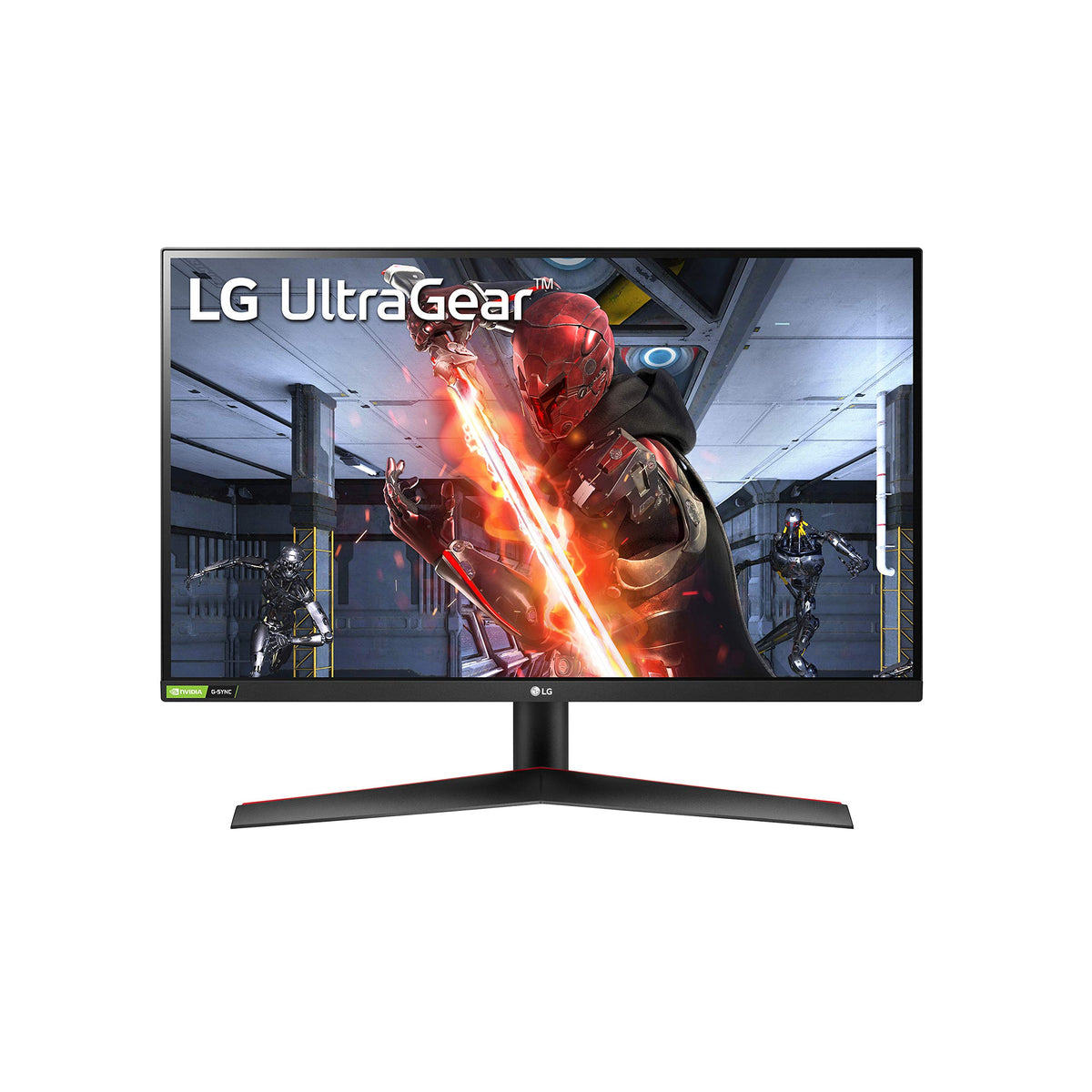 LG 27GN800-B Ultragear Gaming Monitor 27 inch QHD (2560 x 1440) IPS Display IPS 1ms (GtG) Response Time 144Hz Refresh Rate NVIDIA G-SYNC Compatible AMD FreeSync Premium Black