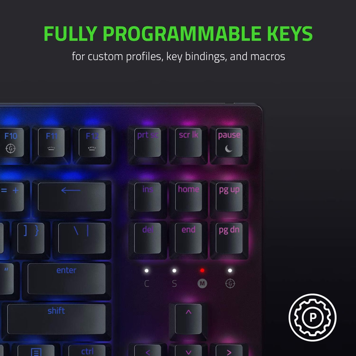RZ03-03490200-R3U1 Blackwidow V3 Tenkeyless Green Switch US Mechanical Gaming Keyboard