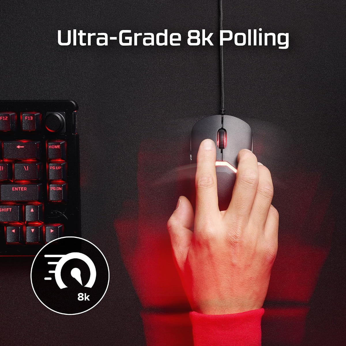 Pulsefire Saga Pro – Wireless Gaming Mouse for PC, Modular Design, Interchangeable Parts, 4K Polling, 72G Lightweight Frame, Wireless, Instant Pair, Black