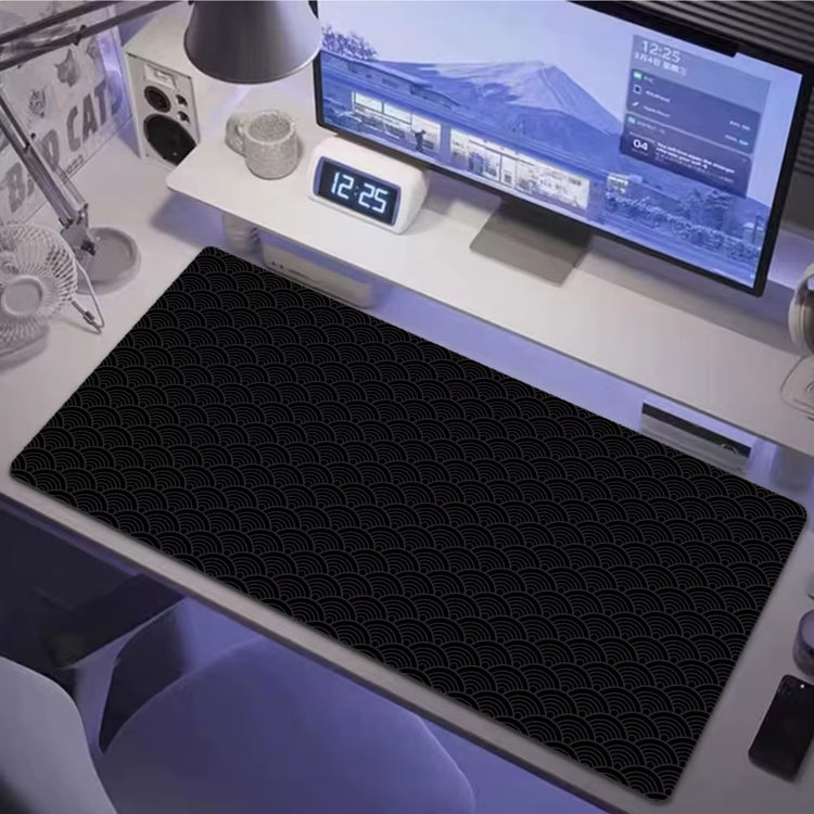 Large XXL Gaming Mousepad Sakura Black While Line 900X400 700X300 Black While Line Desk Mat Anime Theme Keyboard Gamer Mouse Pad