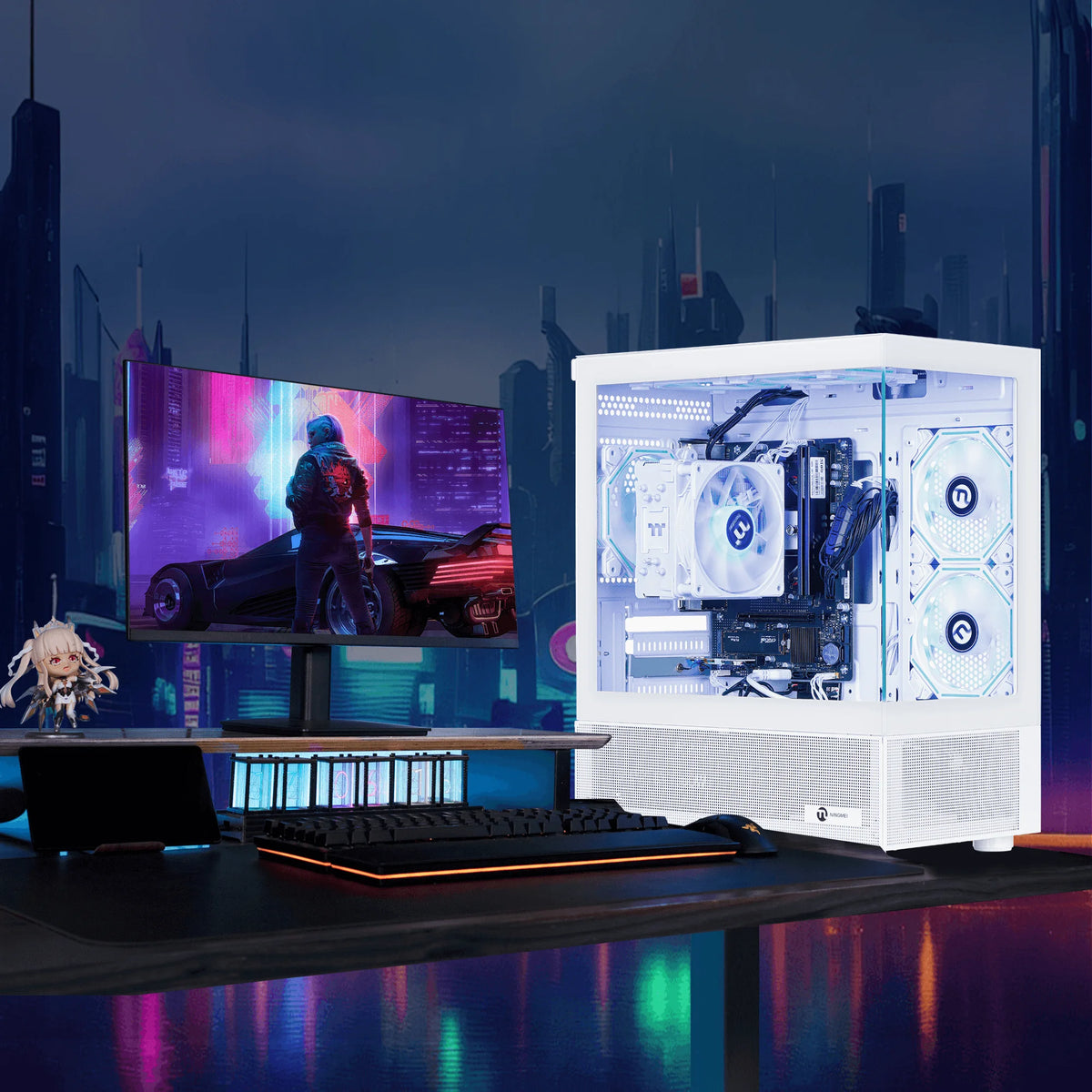 Lumishore Gaming PC AMD Ryzen 5 5600GT 16GB RAM 1TB SSD Wifi Gaming Desktop