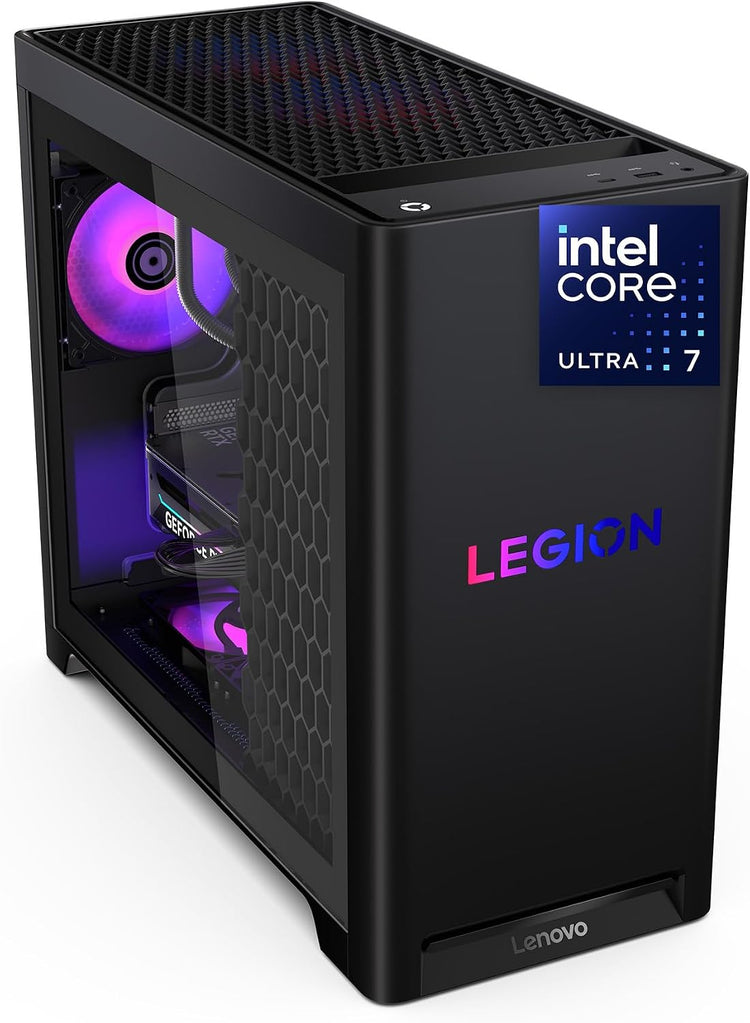 Legion Tower 5I – Ai-Powered Gaming PC - Intel® Core Ultra 7 265F Processor – NVIDIA® Geforce RTX™ 5060 Ti Graphics – 16 GB Memory – 1 TB Storage – 3 Months of PC Gamepass