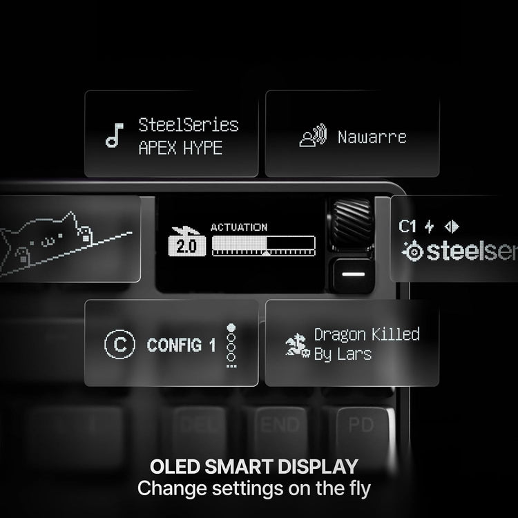 Steelseries Apex Pro TKL Gen 3 Gaming Keyboard - Black